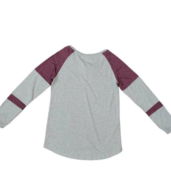 Texas A&M Raglan Long Sleeve Embellished Logo Long Sleeve Tee Women Sz XL - Picture 4 of 4
